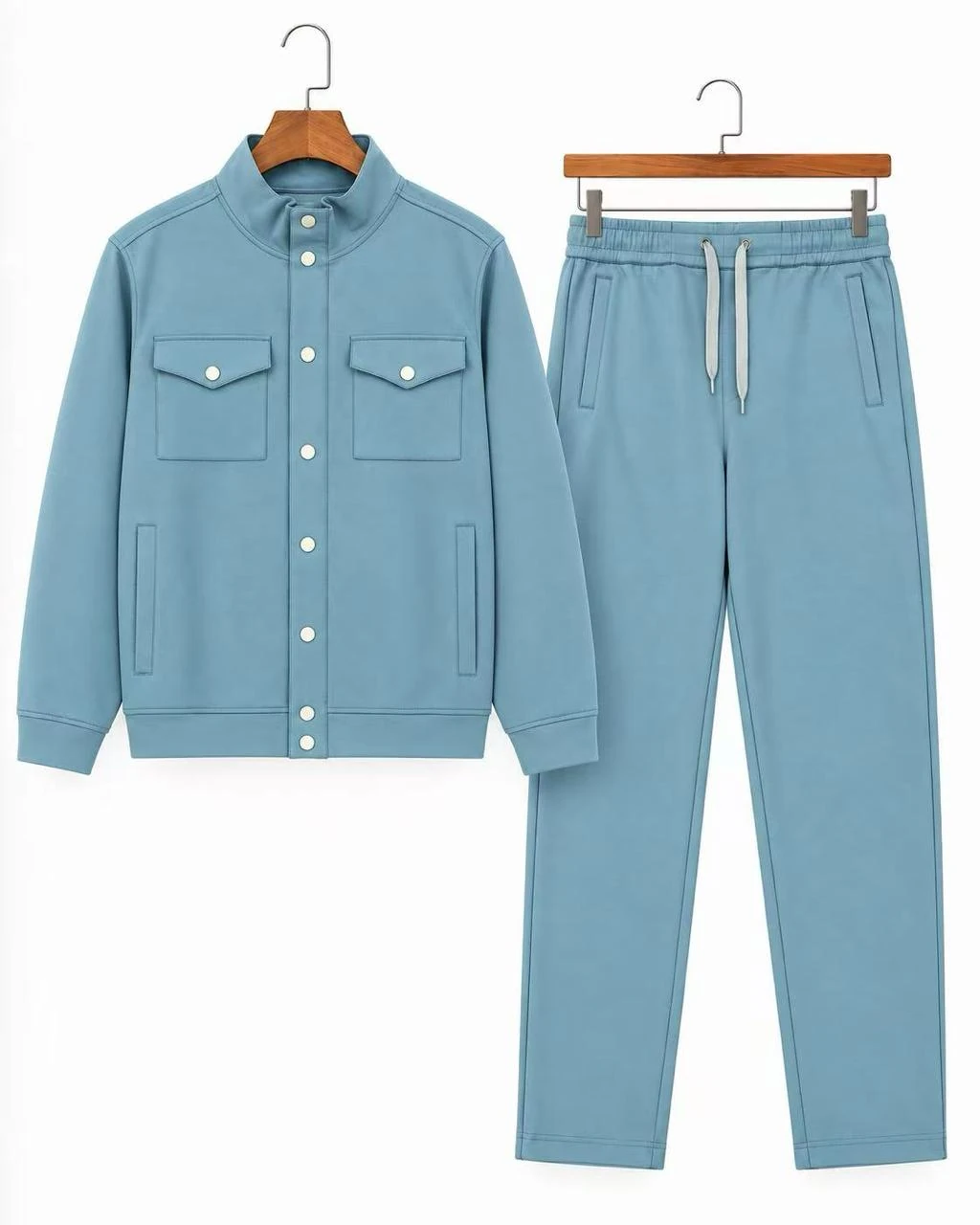 Matching two-piece lounge clothing set